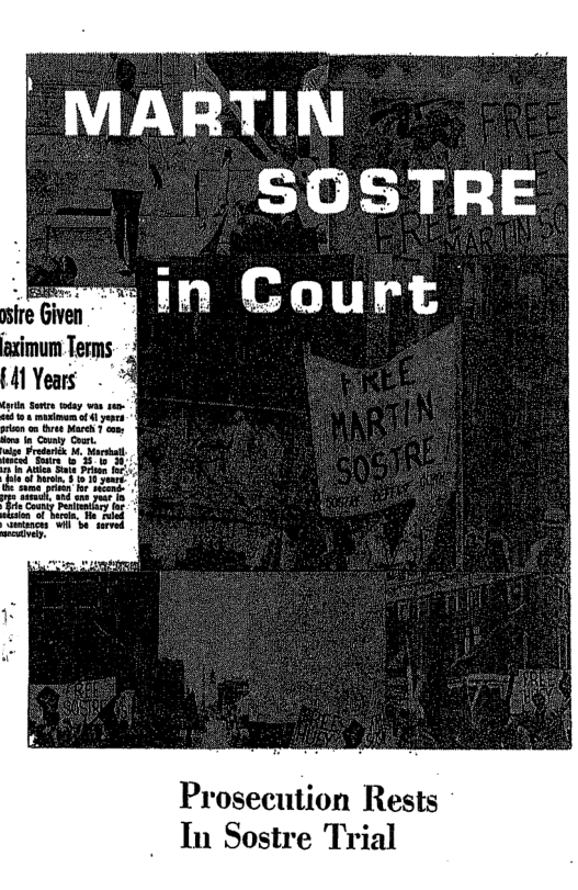 ’ MARTIN ~ SOSTRE  & in Court  Prosecution Rests . In Sostre Trial  
